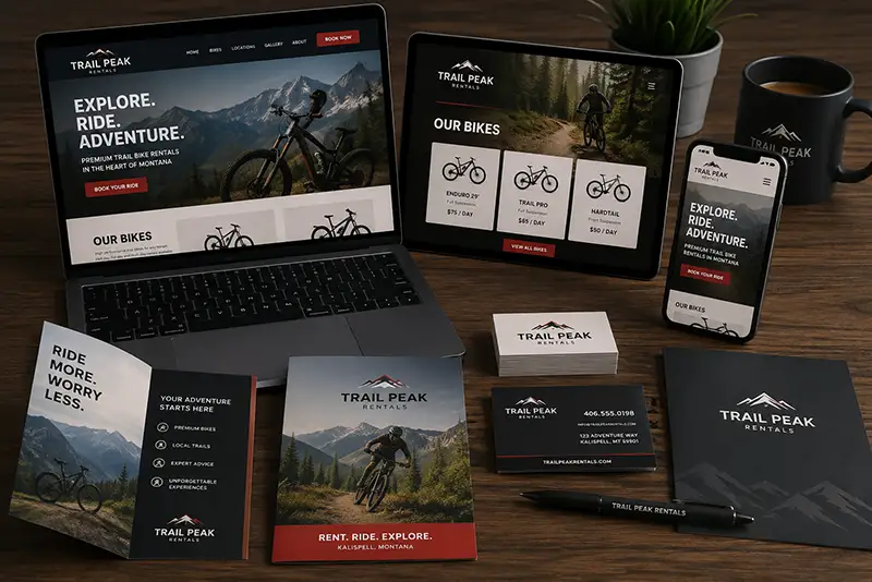 Web Express marketing strategy, digital marketing, seo, branding and print services in Kalispell Montana