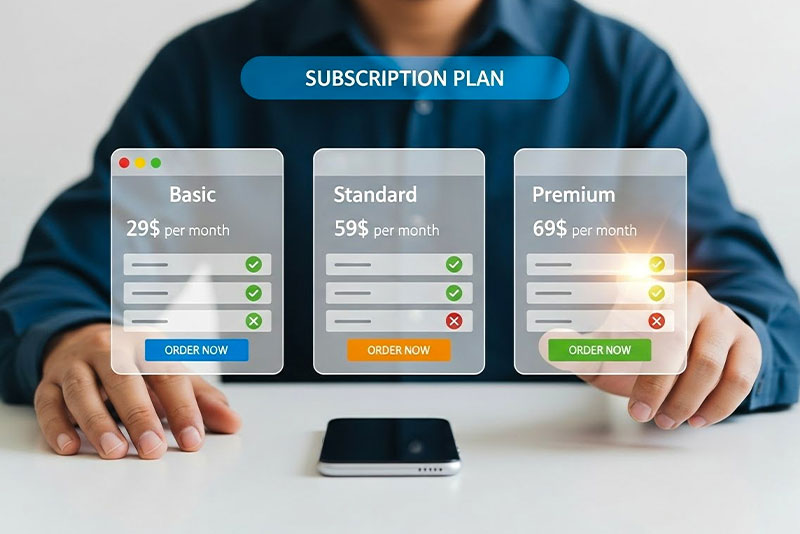 subscription online recurring billing payment processing - Web Express - Kalispell - Flathead Valley Montana - USA Nationwide Service